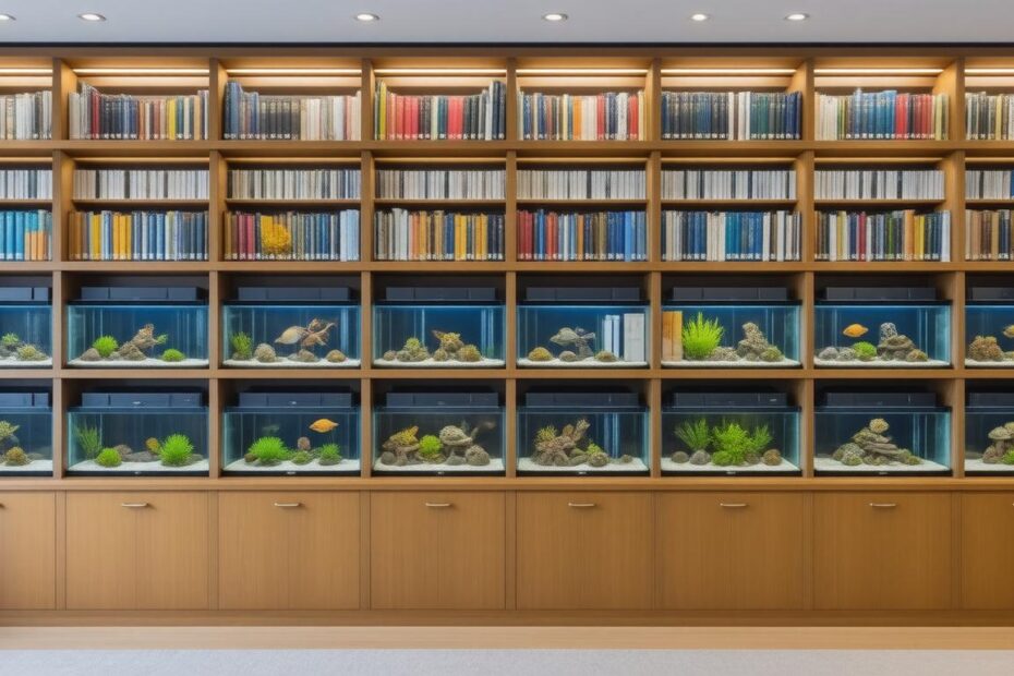 Top 10 Stunning Bookcases with Built-In Aquariums for Aquatic Enthusiasts