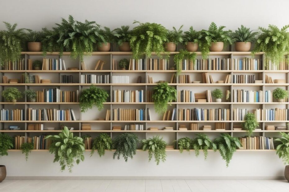 Top 10 Stylish Bookcases with Planters for a Green Home