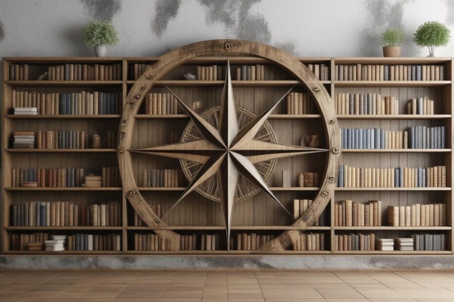 Top 10 Bookcases with Compass Designs for Unique Home Decor