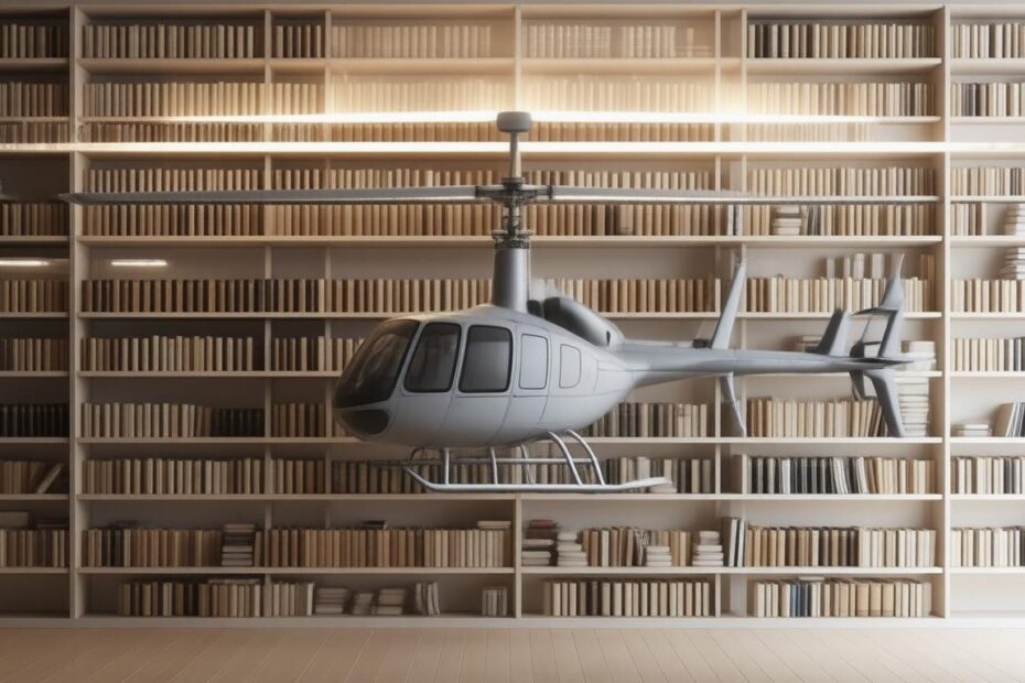 Top 10 Bookcases with Helicopter Lighting for Unique Home Decor