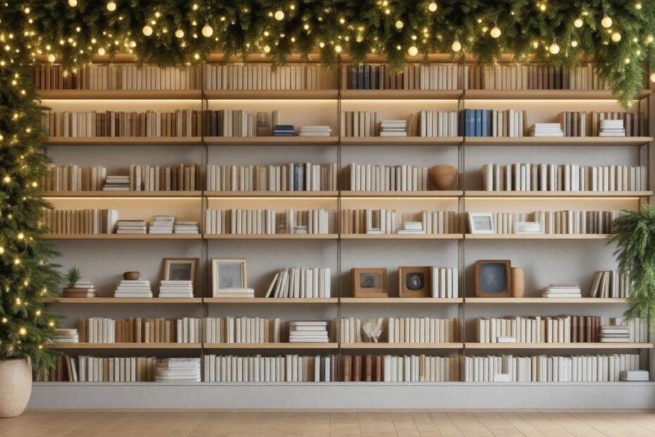 Top 10 Bookcases with Holiday Lighting to Brighten Your Space