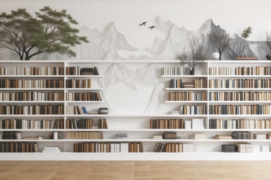 Top 10 Stunning Bookcases with 3D Art for an Eye-Catching Display