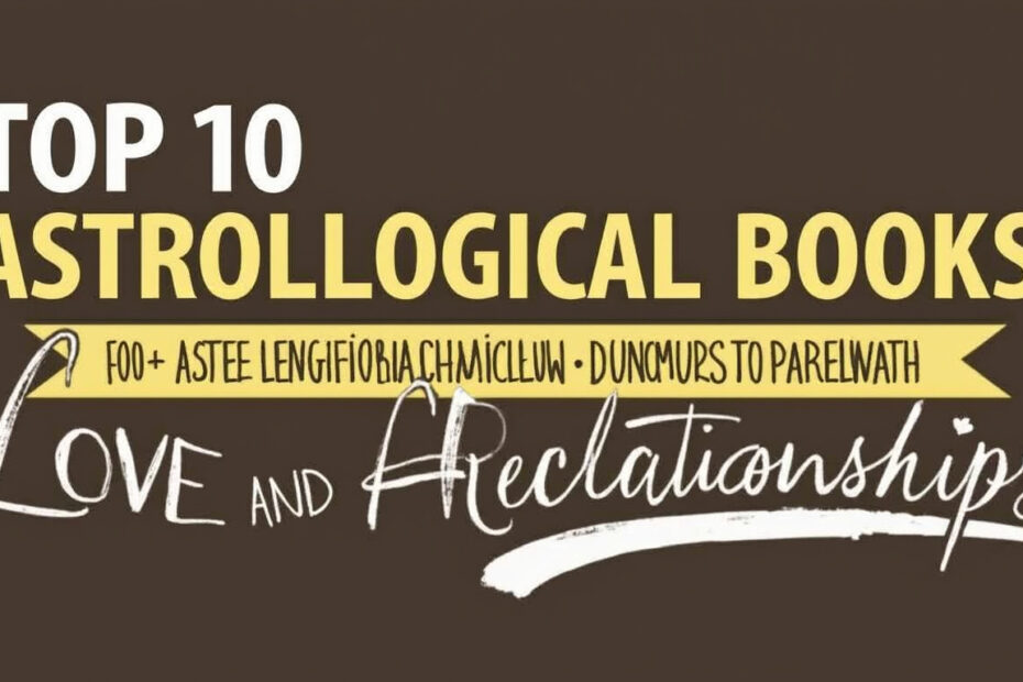 Top 10 Astrological Books for Understanding Love and Relationships
