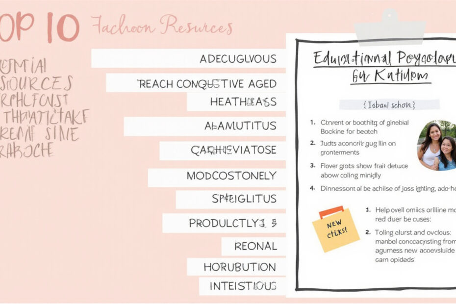 Top 10 Essential Resources in Educational Psychology for Teachers and Students