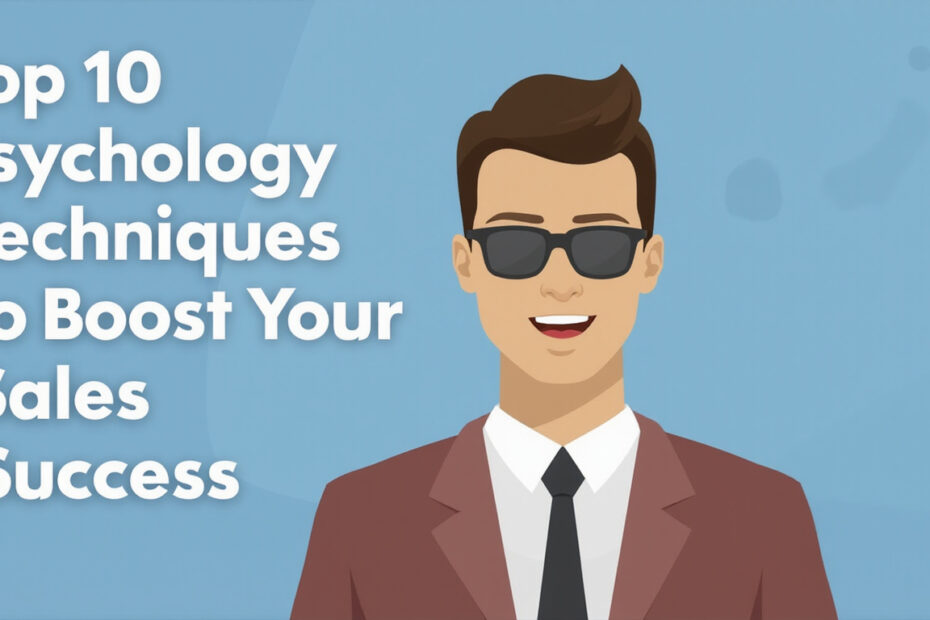 Top 10 Psychology Techniques to Boost Your Sales Success