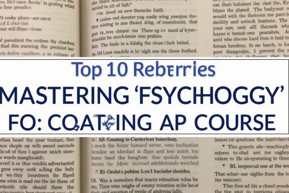 Top 10 Resources for Mastering Myers' Psychology for the AP Course