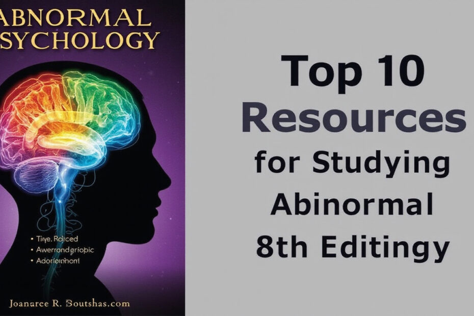 Top 10 Resources for Studying Abnormal Psychology 8th Edition