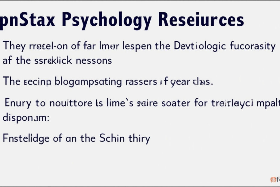 Top 10 Study Resources for OpenStax Psychology 2e Textbook